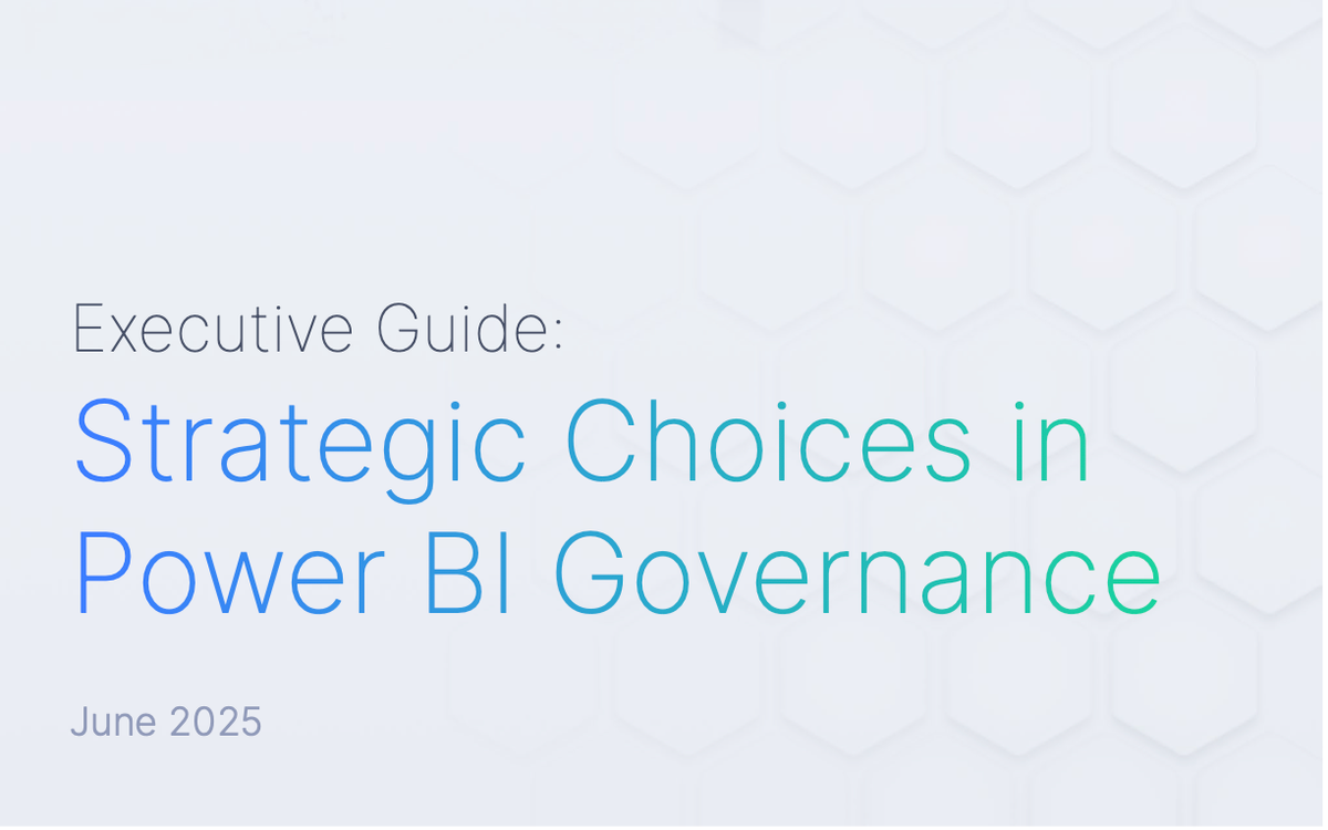 Strategic Choices in Power BI Governance